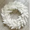 Венок новогодний рождественский Elegant из искусственной хвои d-60 см белый Венок новогодний рождественский Elegant из искусственной хвои d-60 см белый
