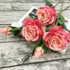 Искусственная розовая роза Deluxe, реалистичная ветка 65 см, латекс Real Touch, искусственные цветы для декора Искусственная розовая роза Deluxe, реалистичная ветка 65 см, латекс Real Touch, искусственные цветы для декора