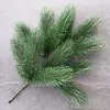 Декоративная искусственная хвоя литая еловая ветка Сосна 60 см зелёная