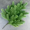 Декоративна штучна хвоя лита гілка ялинки Lux 60 см світло-зелена
