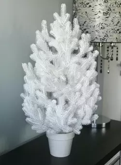 Ёлка Traditional литая в горшке 70 см белая новинка Ёлка Traditional литая в горшке 70 см белая новинка