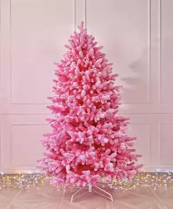 Ёлка Super Lux Marshmallow Pink заснеженная 220 см — HVOYA Ёлка Super Lux Marshmallow Pink заснеженная 220 см — HVOYA