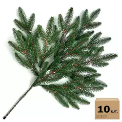Еловая ветка искусственная Classic 60 см зелёная (в упаковке 10 штук) Еловая ветка искусственная Classic 60 см зелёная (в упаковке 10 штук)