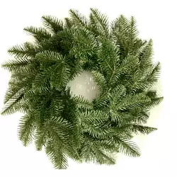 Венок рождественский Classic Пихта литой d-45 см зелёный