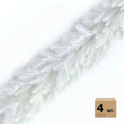 Хвойные гирлянды Lux литые белые (упаковка 4 штуки по 2 м) Хвойные гирлянды Lux литые белые (упаковка 4 штуки по 2 м)