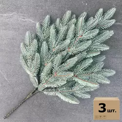 Еловая ветка искусственная Classic 60 см голубая (в упаковке 3 штуки) Еловая ветка искусственная Classic 60 см голубая (в упаковке 3 штуки)