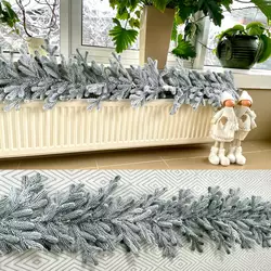 Гирлянда хвойная Traditional литая 2 м заснеженная Гирлянда хвойная Traditional литая 2 м заснеженная