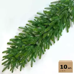 Хвойная гирлянда Forest литая 120 см зелёная с салатовыми кончиками (эффект молодой хвои) упаковка 10 шт. Хвойная гирлянда Forest литая 120 см зелёная с салатовыми кончиками (эффект молодой хвои) упаковка 10 шт.