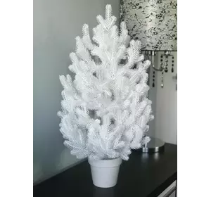 Ёлка Traditional литая в горшке 70 см белая новинка Ёлка Traditional литая в горшке 70 см белая новинка
