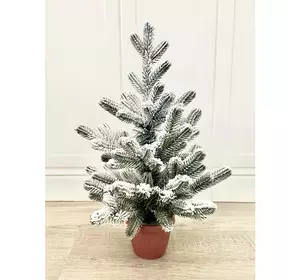 Ёлка Traditional литая в горшке 50 см заснеженная Ёлка Traditional литая в горшке 50 см заснеженная