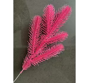 Ветка хвойная литая Blush Pink розовая 33 см | ТМ HVOYA (250 шт) Ветка хвойная литая Blush Pink розовая 33 см | ТМ HVOYA (250 шт)