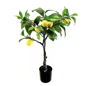 Лимонное дерево искусственное в горшке 75 см