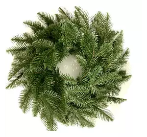 Венок рождественский Classic Пихта литой d-45 см зелёный
