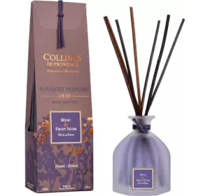 Ароматизатор для дома с палочками, Аромадиффузор Musk & Berry (Мускус и Ягоды) Collines de Provence, 100 мл Ароматизатор для дома с палочками, Аромадиффузор Musk & Berry (Мускус и Ягоды) Collines de Provence, 100 мл