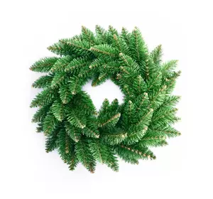 Венок новогодний рождественский Elegant из искусственной хвои d-50 см зелёный Венок новогодний рождественский Elegant из искусственной хвои d-50 см зелёный