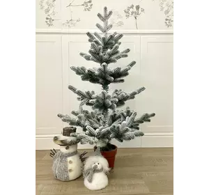 Ёлка Traditional литая в горшке 90 см заснеженная Ёлка Traditional литая в горшке 90 см заснеженная