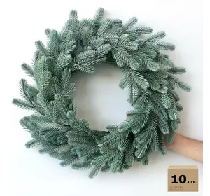 Венки хвойные рождественские Traditional литые d-40 см голубые (упаковка 10 шт.) Венки хвойные рождественские Traditional литые d-40 см голубые (упаковка 10 шт.)